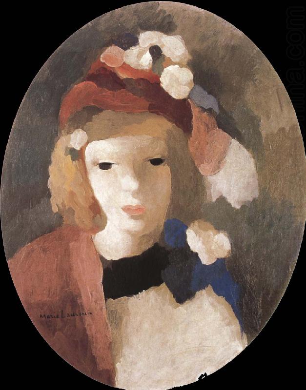 Bust of younger female, Marie Laurencin